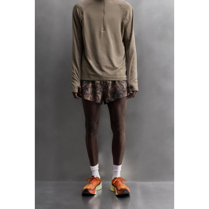 БЕГОВЫЕ ШОРТЫ С ПРИНТОМ В ВИДЕ ДЕРЕВЬЕВ