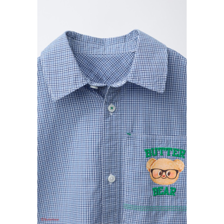 Рубашка в клетку butterbear ©