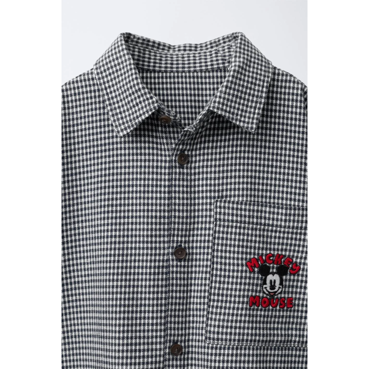 РУБАШКА В КЛЕТКУ С МИККИ МАУСОМ © DISNEY