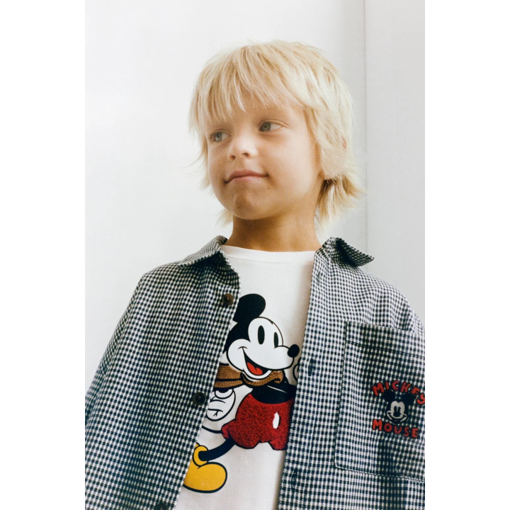 РУБАШКА В КЛЕТКУ С МИККИ МАУСОМ © DISNEY