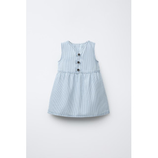 ПЛАТЬЕ В ПОЛОСКУ ИЗ ТВИЛА