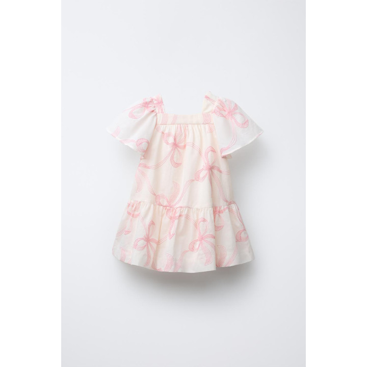 ПЛАТЬЕ С ВЫШИВКОЙ В ВИДЕ БАНТОВ