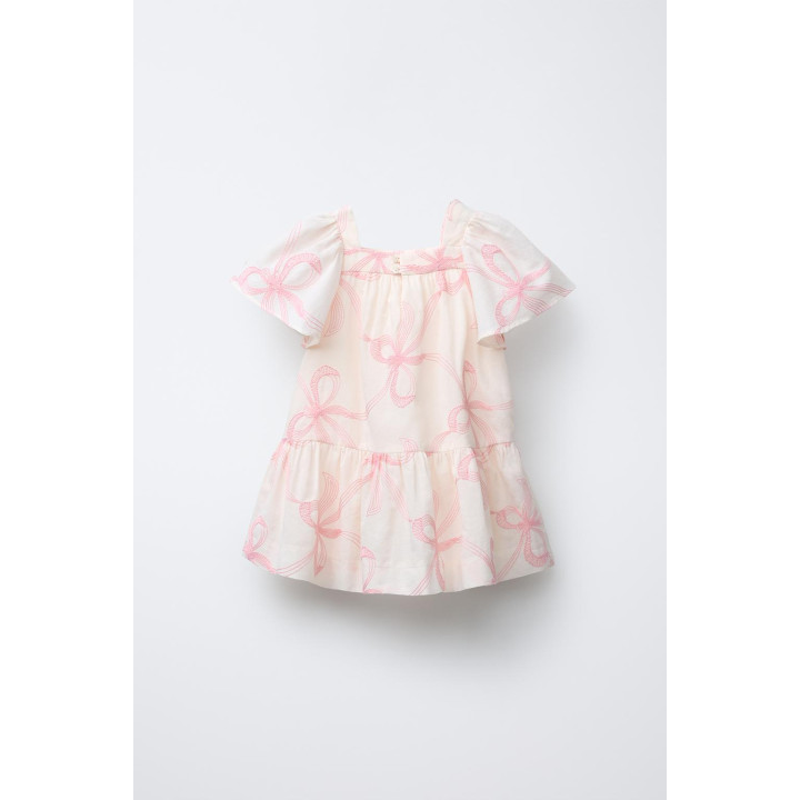 ПЛАТЬЕ С ВЫШИВКОЙ В ВИДЕ БАНТОВ