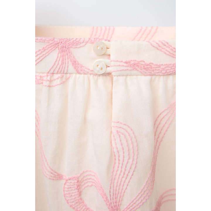 ПЛАТЬЕ С ВЫШИВКОЙ В ВИДЕ БАНТОВ