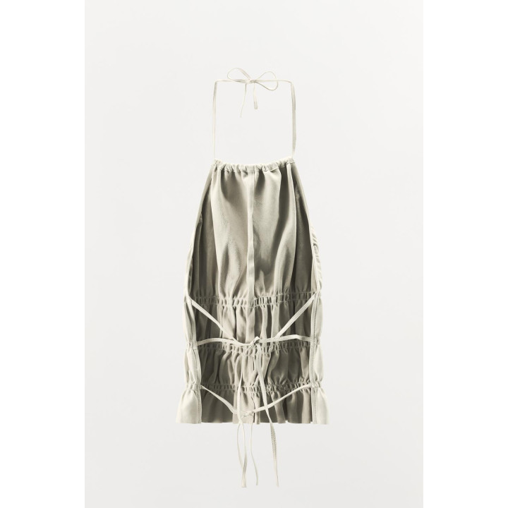 ТОП С ГОРЛОВИНОЙ ХАЛТЕР ИЗ 100% КОЖИ — LIMITED EDITION