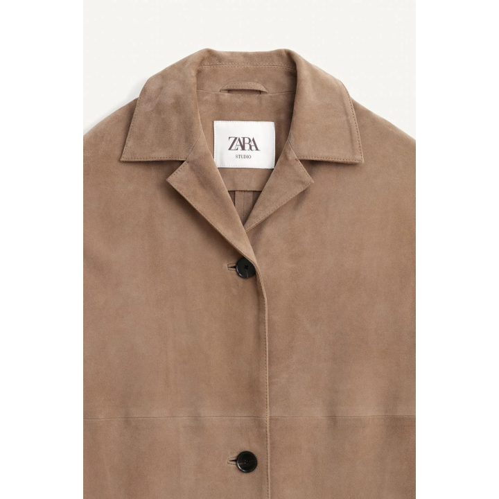 100% SUEDE LEATHER COAT LIMITED EDITION