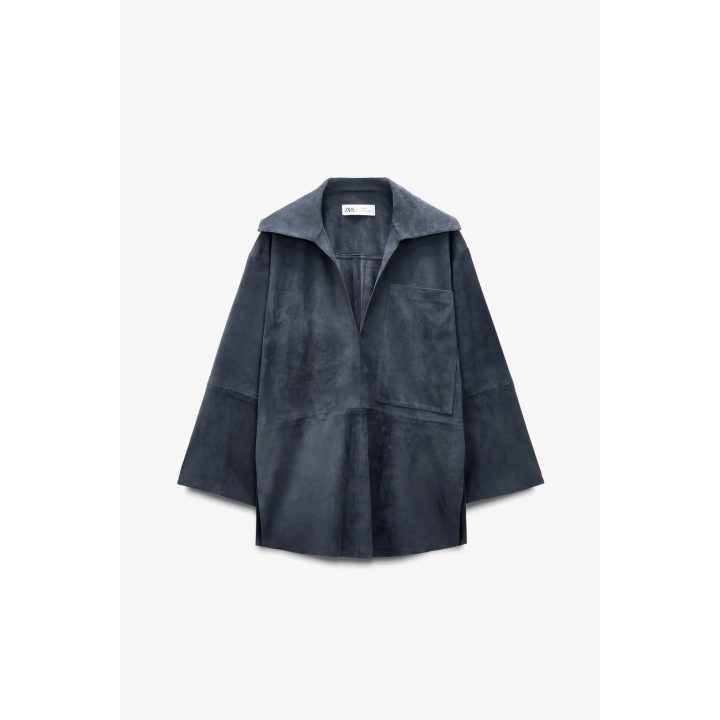 LIMITED EDITION SUEDE LEATHER POCKET SHIRT