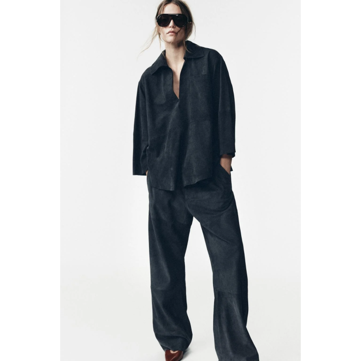 LIMITED EDITION SUEDE LEATHER TROUSERS