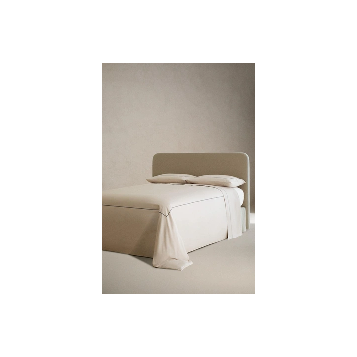 SATEEN DUVET COVER WITH TRIM