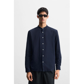 Рубашка с эффектом морщин