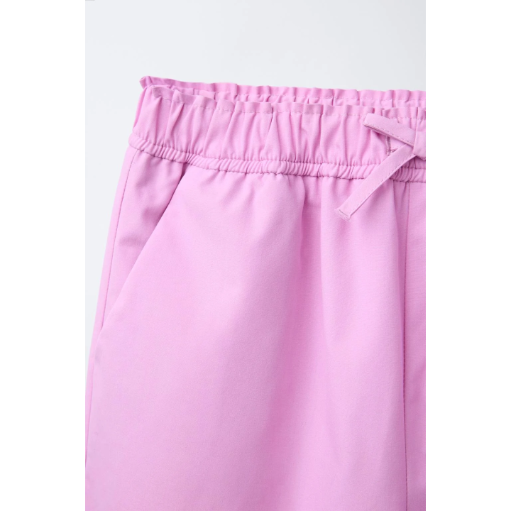 ПРЯМЫЕ БРЮКИ С КРУЖЕВОМ