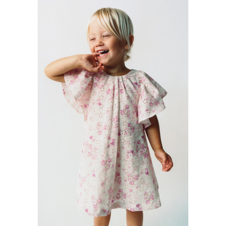 ПЛАТЬЕ ШИФФЛИ С ЦВЕТОЧНЫМ ПРИНТОМ