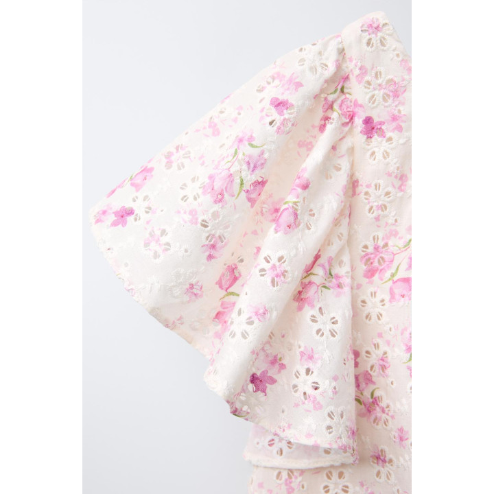 ПЛАТЬЕ ШИФФЛИ С ЦВЕТОЧНЫМ ПРИНТОМ