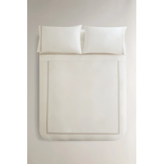 SATEEN DUVET COVER WITH BORDER (300 THREAD COUNT)