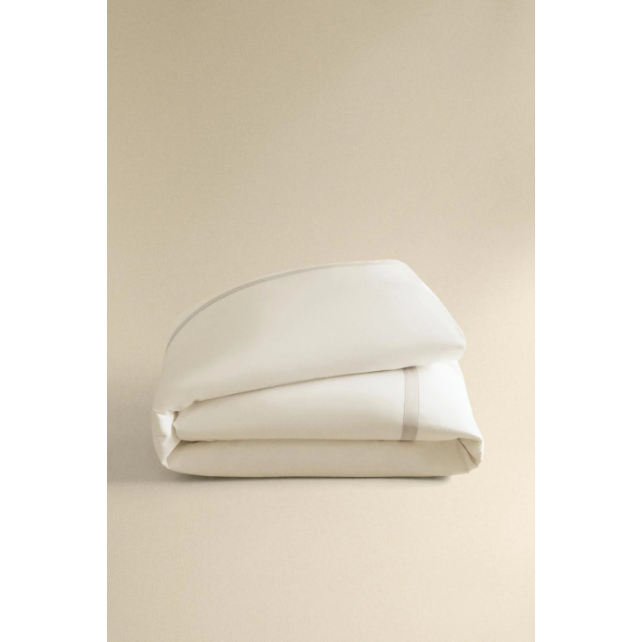 SATEEN DUVET COVER WITH BORDER (300 THREAD COUNT)