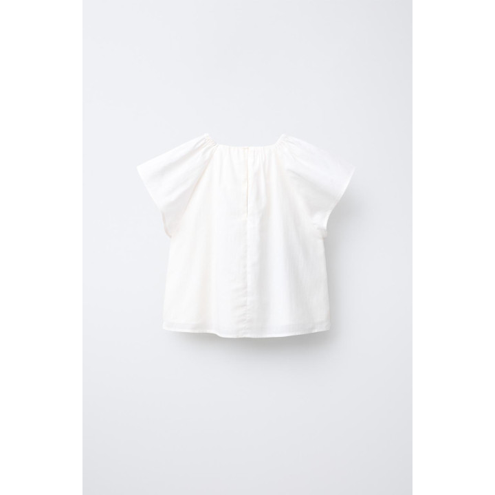 БЛУЗКА С ЦВЕТОЧНЫМ ПРИНТОМ