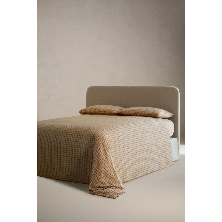 Плед из хлопкового фланеля в клетку