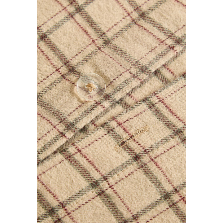 Плед из хлопкового фланеля в клетку