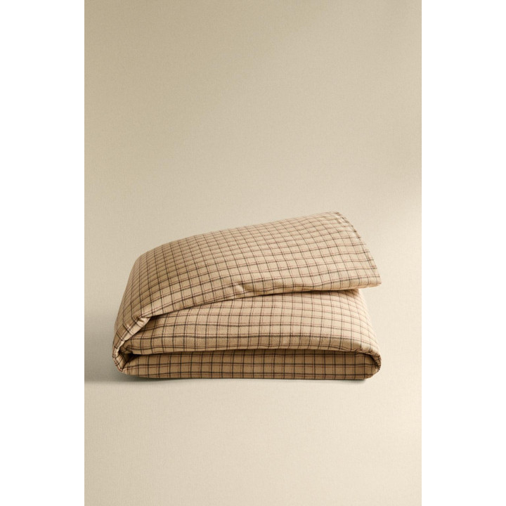 Плед из хлопкового фланеля в клетку