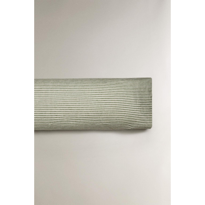 Пододеяльник в полоску из фланели