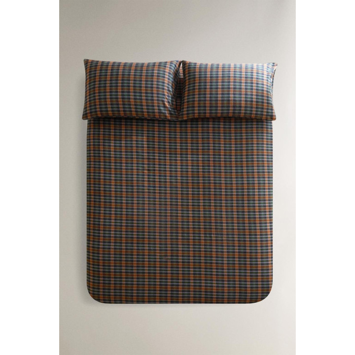 Чехол для одеяла из фланели в клетку