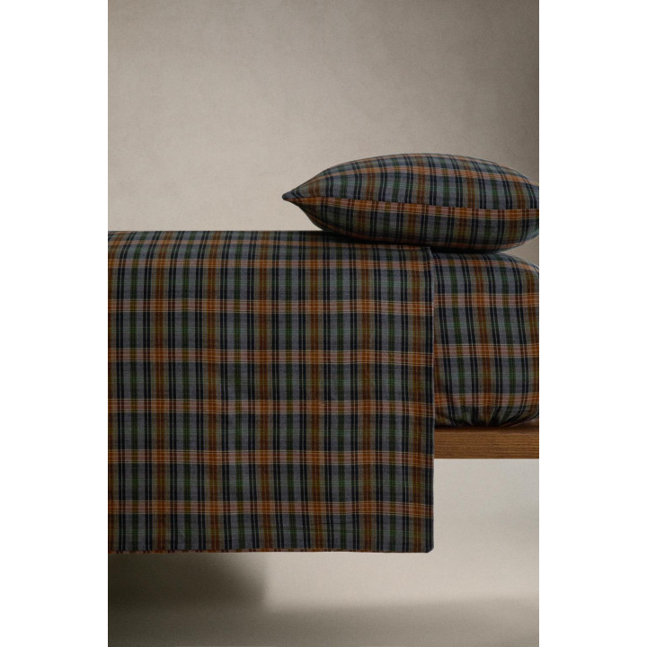 Чехол для одеяла из фланели в клетку