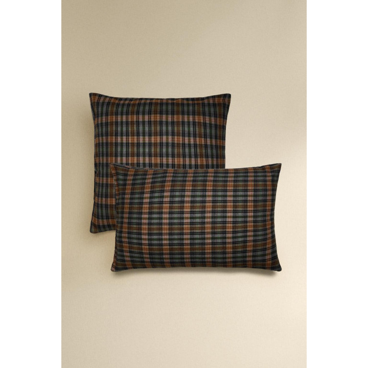 Наволочка из фланели в клетку