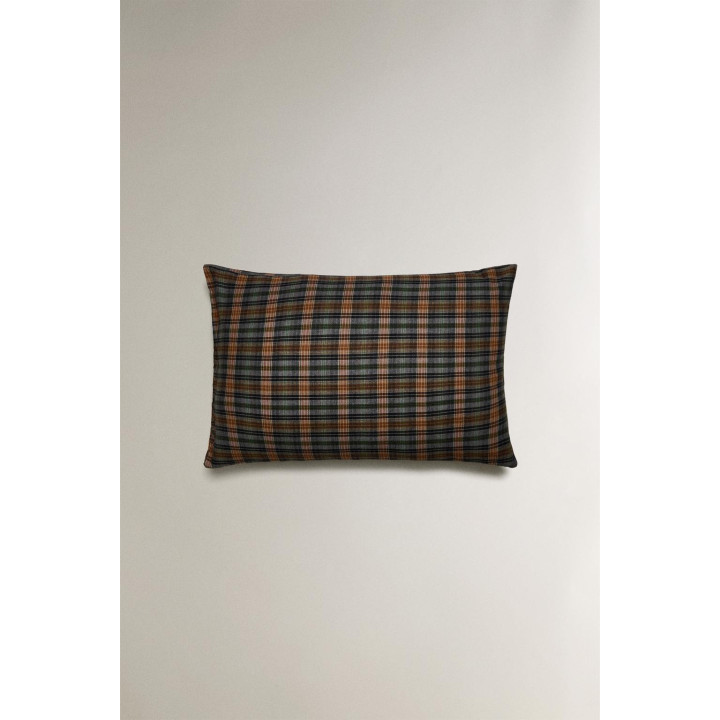 Наволочка из фланели в клетку