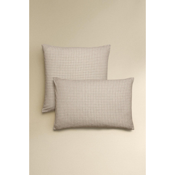 Фланелевая наволочка в клетку