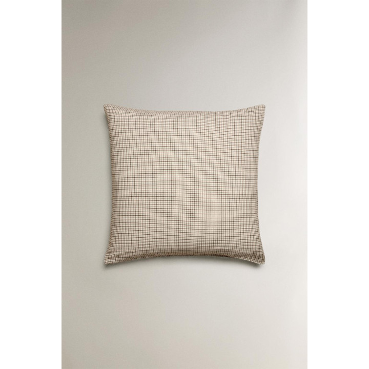 Фланелевая наволочка в клетку