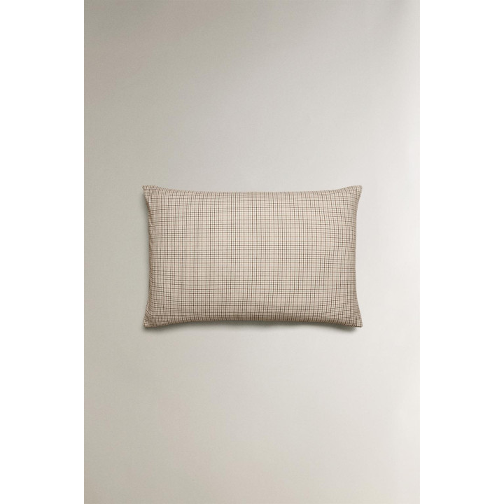 Фланелевая наволочка в клетку