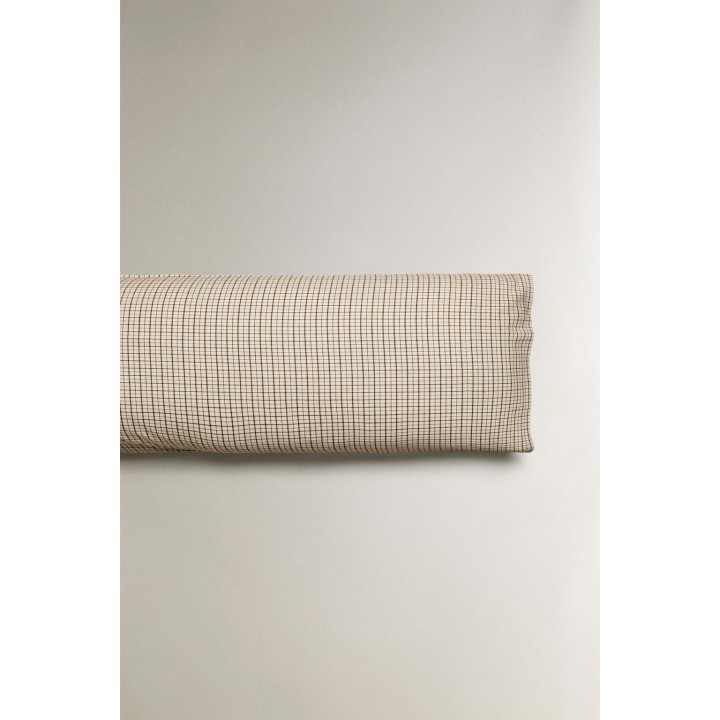 Фланелевая наволочка в клетку