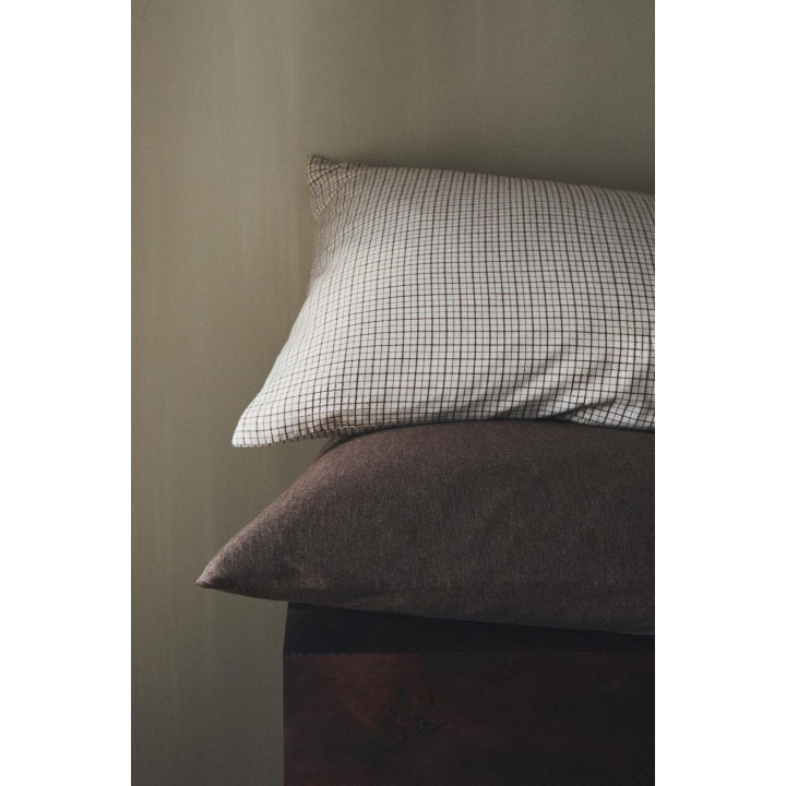 Фланелевая наволочка в клетку