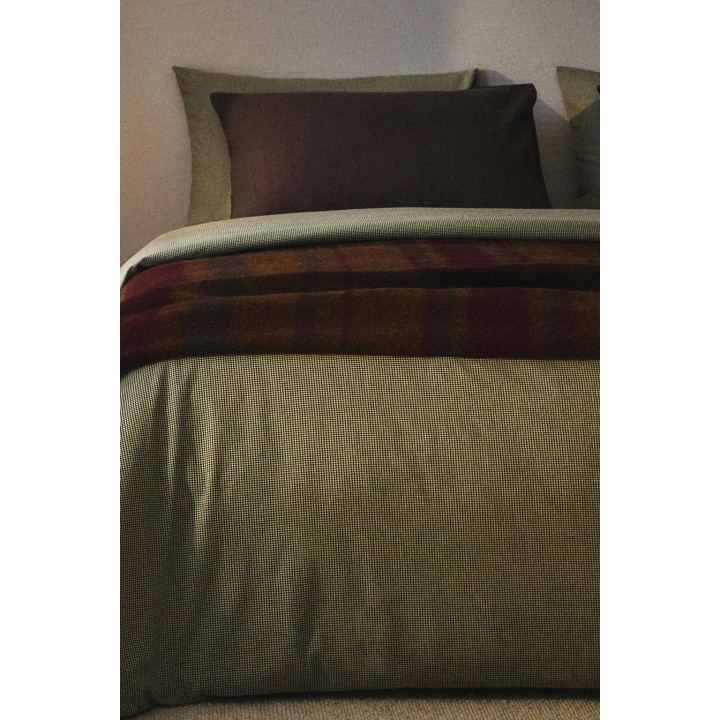 Рождественское одеяло dyed thread check