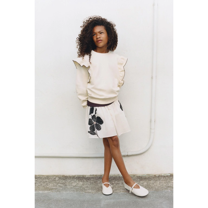 ЮБКА-ШОРТЫ С ЦВЕТОЧНЫМ ПРИНТОМ