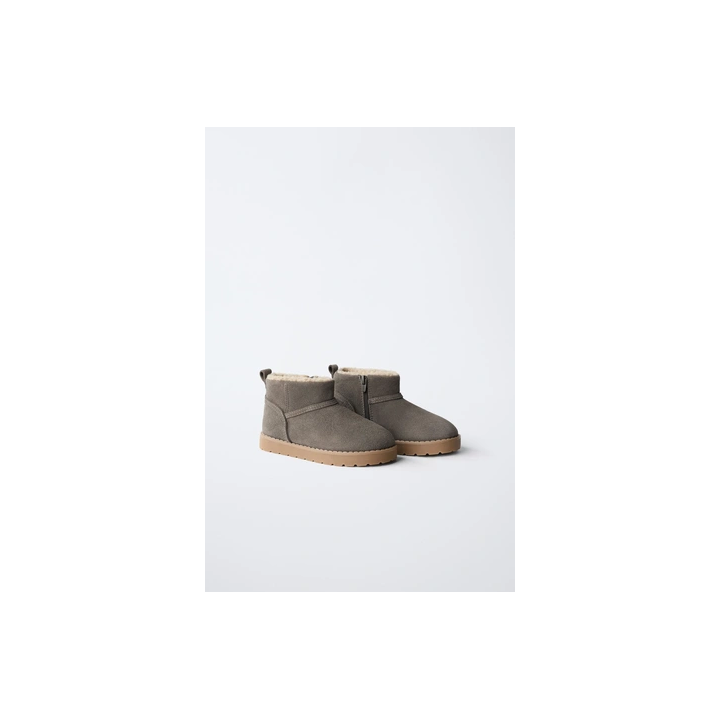 КОЖАНЫЕ БОТИНКИ С ПОДКЛАДКОЙ