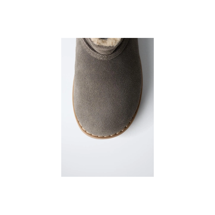 КОЖАНЫЕ БОТИНКИ С ПОДКЛАДКОЙ