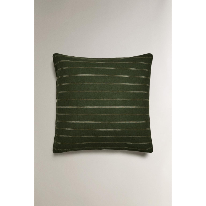 Подушка на рождество из хлопка и льна в полоску