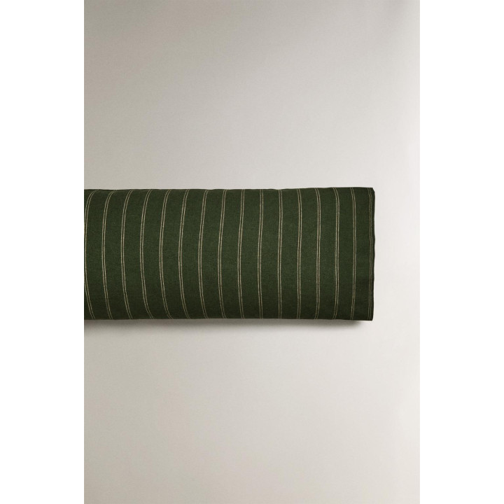 Подушка на рождество из хлопка и льна в полоску