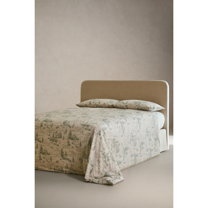 Рождественский пододеяльник из перкаля с рисунком туал де жуй