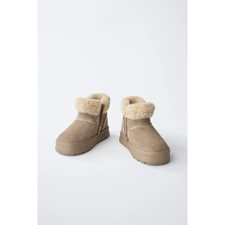 ЗИМНИЕ КОЖАНЫЕ БОТИНКИ