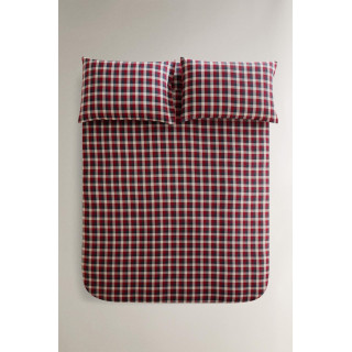 Рождественское покрывало из хлопкового фланеля в клетку