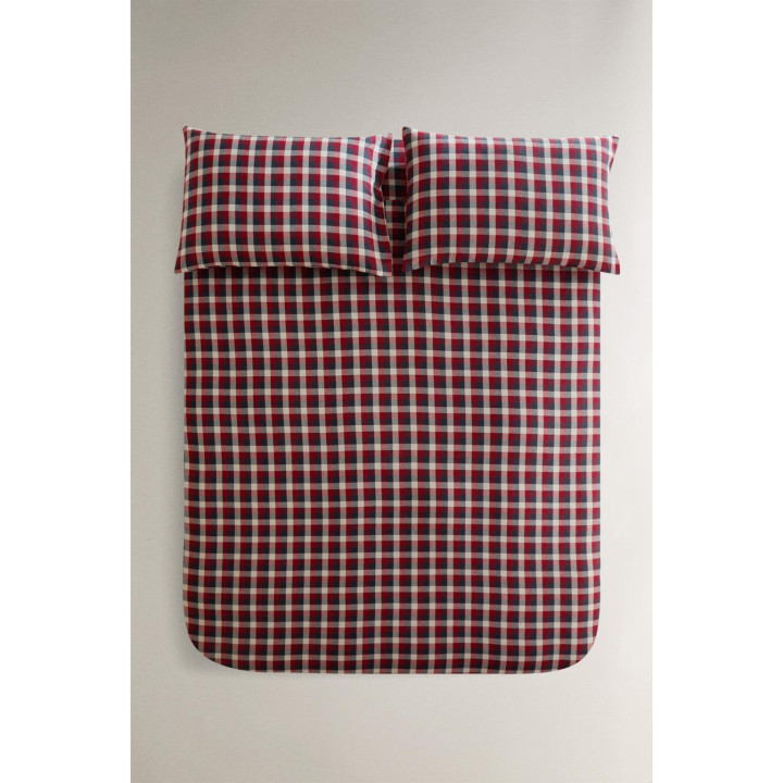 Рождественское покрывало из хлопкового фланеля в клетку