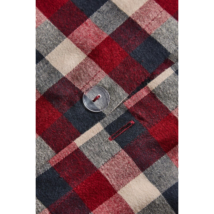 Рождественское покрывало из хлопкового фланеля в клетку