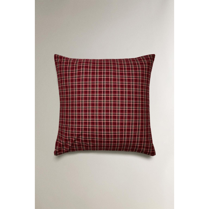 Пододеяльник из рождественской фланели в красную клетку