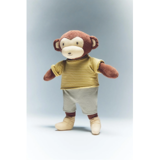 Детская музыкальная мягкая игрушка обезьянка