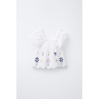 ТОП С ЦВЕТАМИ, ВЫШИТЫМИ КРЕСТИКОМ