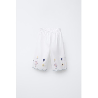 БРЮКИ-КЮЛОТЫ С ВЫШИВКОЙ КРЕСТИКОМ