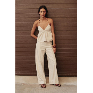 ДЖИНСЫ Z1975 WIDE LEG С ВЫСОКОЙ ПОСАДКОЙ И БУСИНАМИ