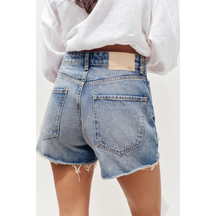 ШОРТЫ Z1975 С НИЗКОЙ ПОСАДКОЙ И РВАНОЙ ОТДЕЛКОЙ